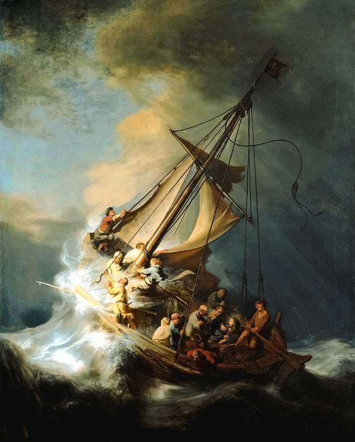 Rembrandt — La tormenta en el mar de Galilea (1633)
