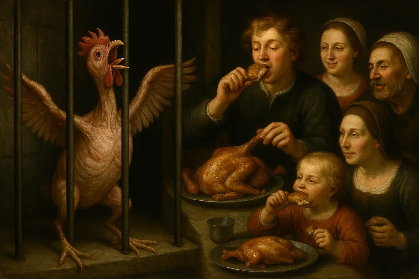 El Hambre y la Jaula — Arte 5.000 Millas